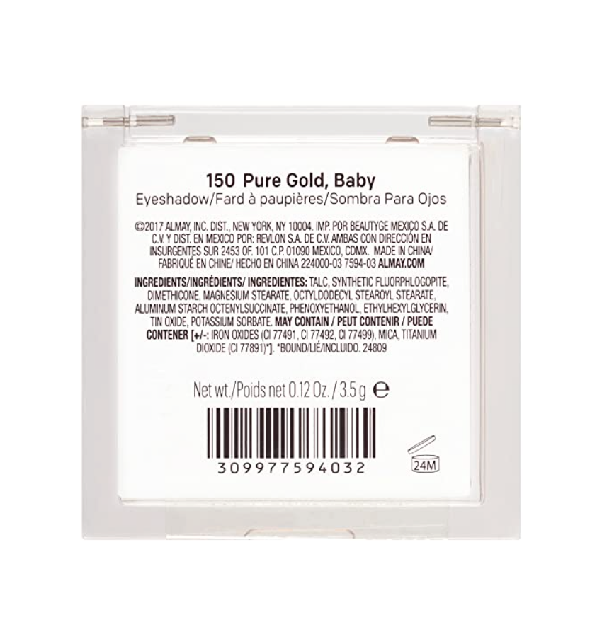 ALMAY Shadow Squad, Unapologetic, Eyeshadow palette, Pure Gold Baby
