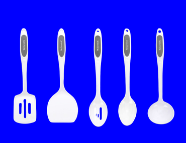 McCormick Long Handle Slotted Serving Spoon – White (1-Pack)