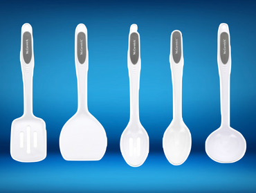 McCormick Long Handle Slotted Serving Spoon – White (1-Pack)
