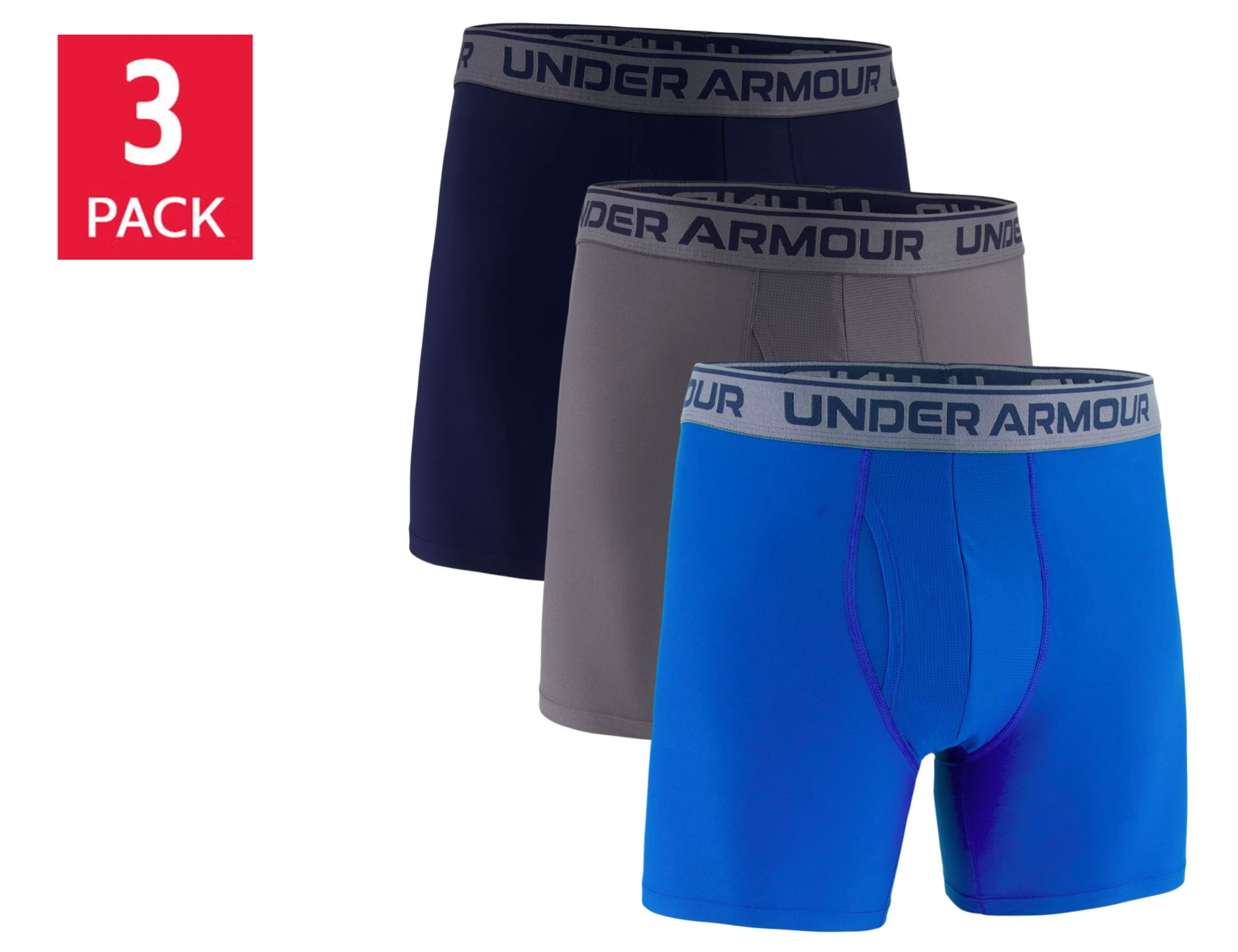 Under Armour Men's - Boxer Brief - Assorted Colors (3-Pack)