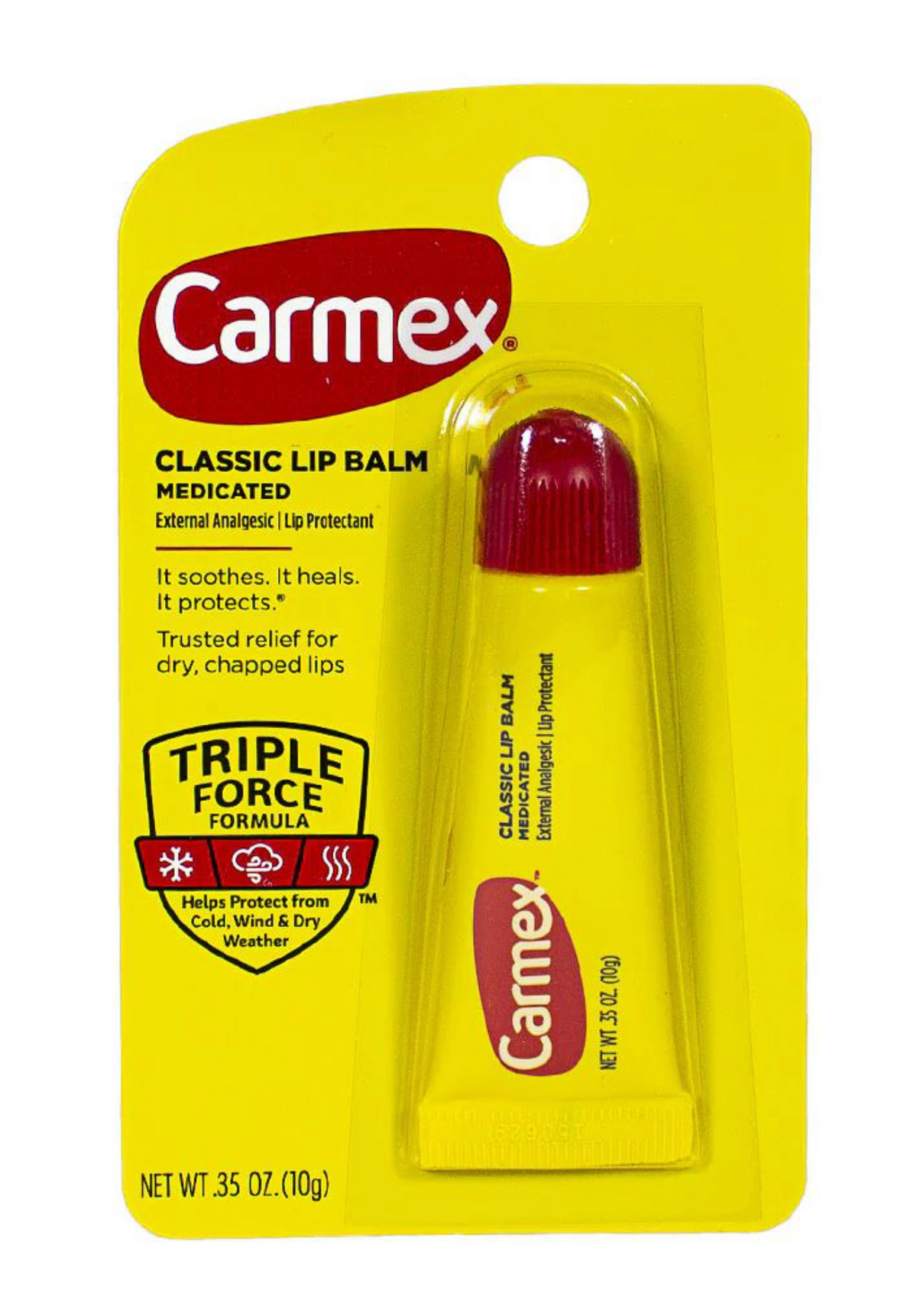 Carmex Classic Moisturizing Medicated Lip Balm, Original Flavor 3-Pack