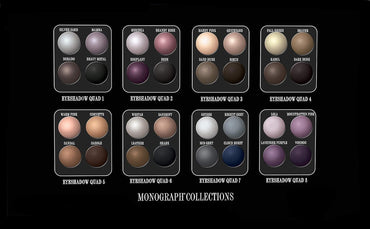 Artis Monograph Pressed Powder Eyeshadow Quad Compact