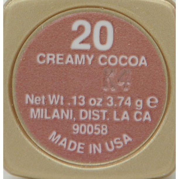 MILANI Cosmetics Color Perfect Lipstick, Creamy Cocoa 20