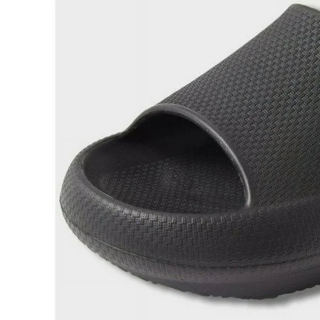 32 Degrees Unisex Cushion Slide Sandal, Black