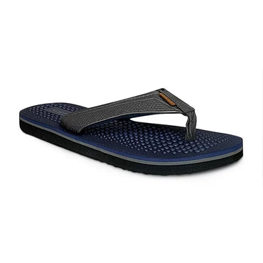 NORTY Mens Flip Flops Adult Male Beach Thong Sandals (11121) Navy Grey
