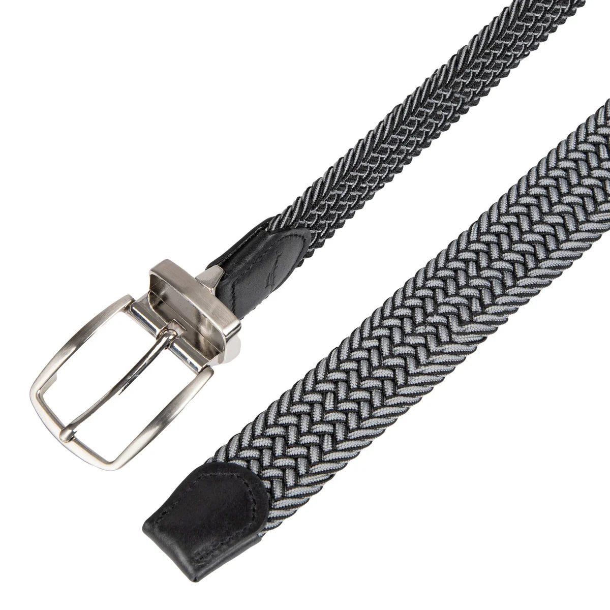 Tommy Bahama Men's Stretch Braided Reversible Belt, Black