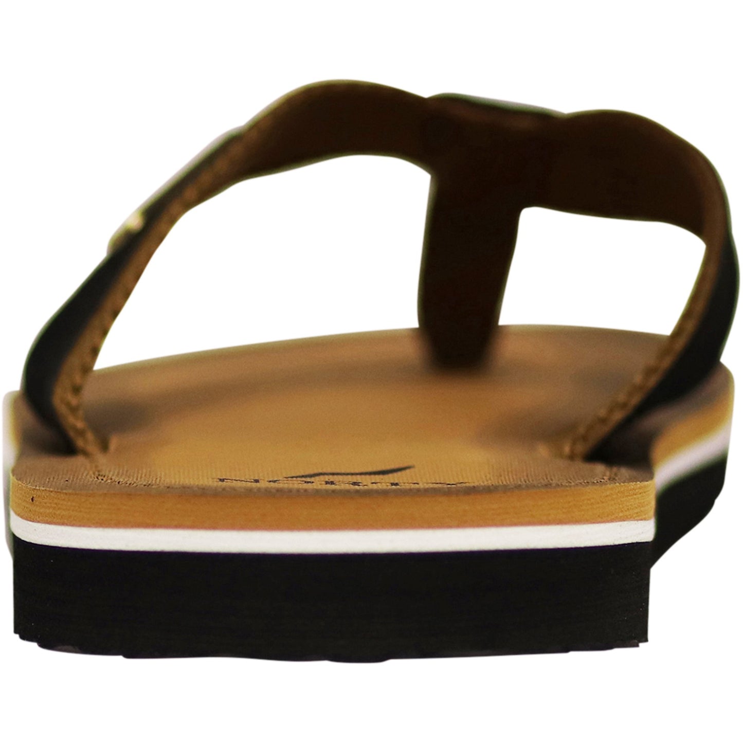 NORTY Men's Flip Flop Sandal - Black Camel (11118)