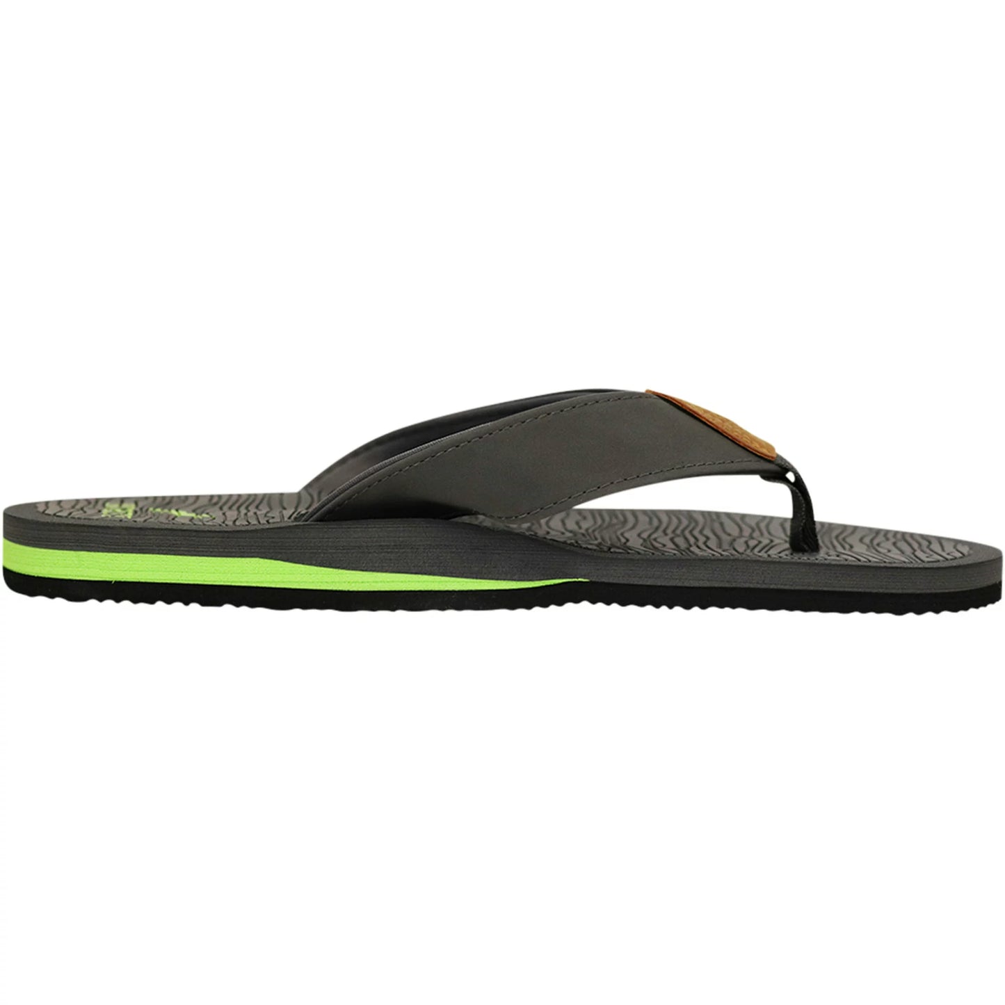 NORTY Mens Arch Support Flip Flops Adult Male Beach Thong Sandals