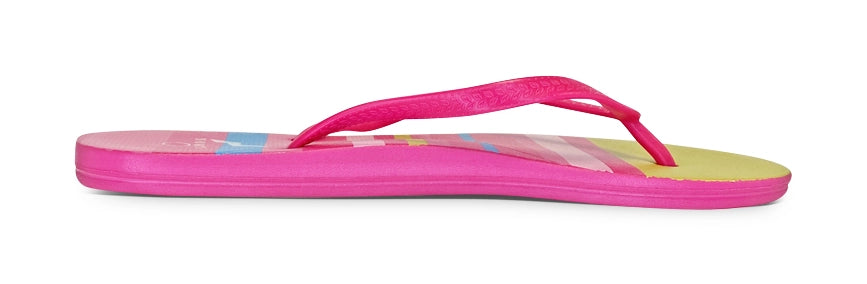 NORTY Womens Eva Flip Flop Sandal Stripes, Multi Stripe (22018B)
