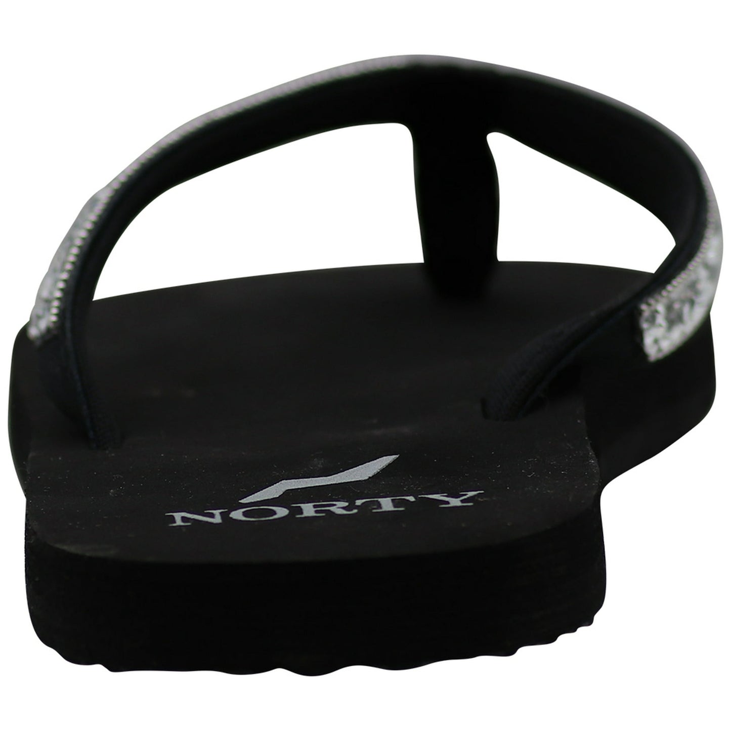 NORTY Women's Flip Flops Adult Female Sandals Black Gem (12051)