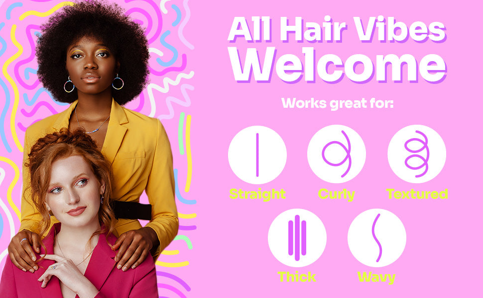 Wet Brush Professional Detangle Brush, Watercolor - Orange