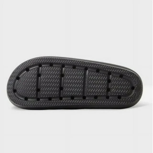 32 Degrees Unisex Cushion Slide Sandal, Black