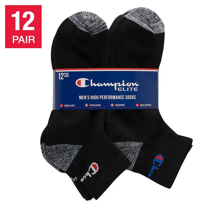 Champion Men's Ankle Sock (12-pair)