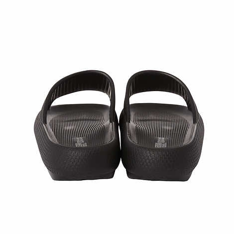 32 Degrees Unisex Cushion Slide Sandal, Black