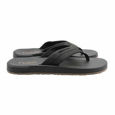 Flojos Men's Flip Flop, Black, 11