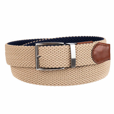 Tommy Bahama Men's Stretch Braided Reversible Belt