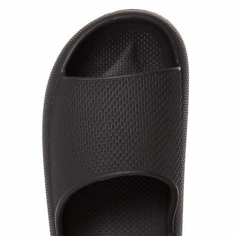 32 Degrees Unisex Cushion Slide Sandal, Black