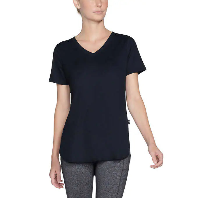 Skechers Ladies' Rib V-Neck Tee