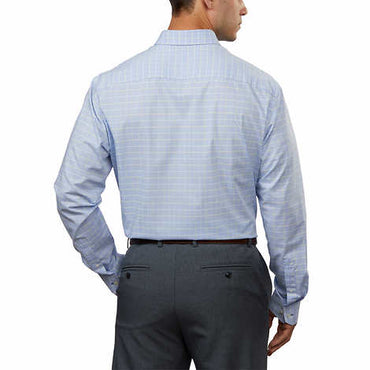 Izod Men’s Soft Wash Essentials, Light Blue Dress Shirt