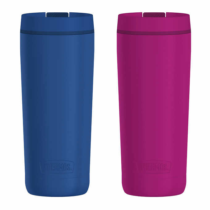 Thermos Stainless Steel 18oz Travel Tumbler, (2-pack)
