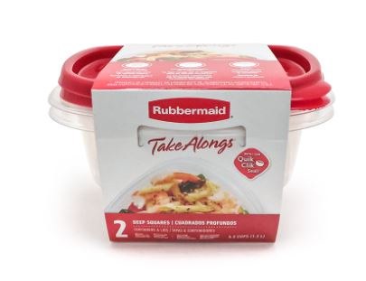 Rubbermaid TakeAlongs Deep Square Food Storage Containers