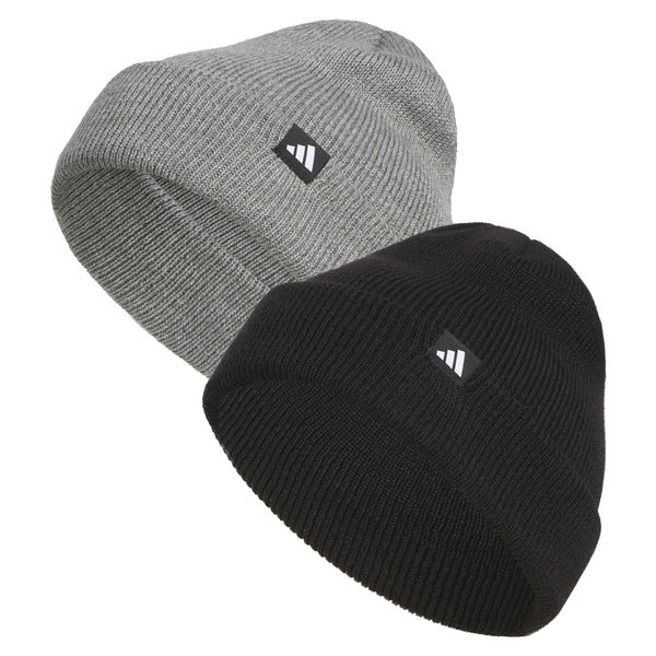 adidas Unisex Fold Beanie - (2-Pack)