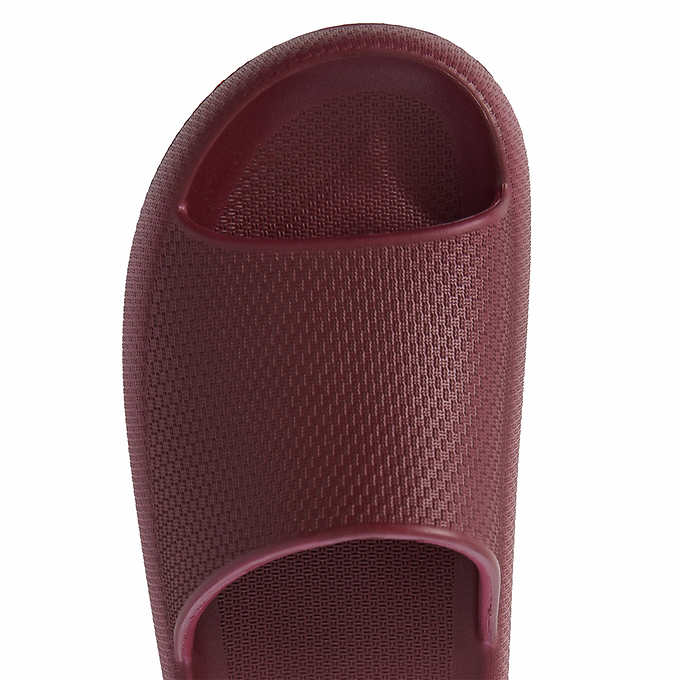 32 Degrees Unisex Cushion Slide Sandal, Red