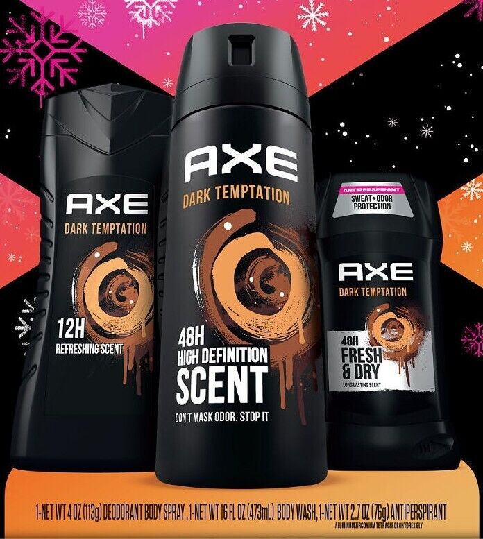 AXE Black 3 Piece Gift Set: Body newest Wash/Deodorant/Body Spray New in Box