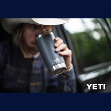 YETI Rambler Tumbler, Stainless Steel, Vacuum Insulated - Charcoal