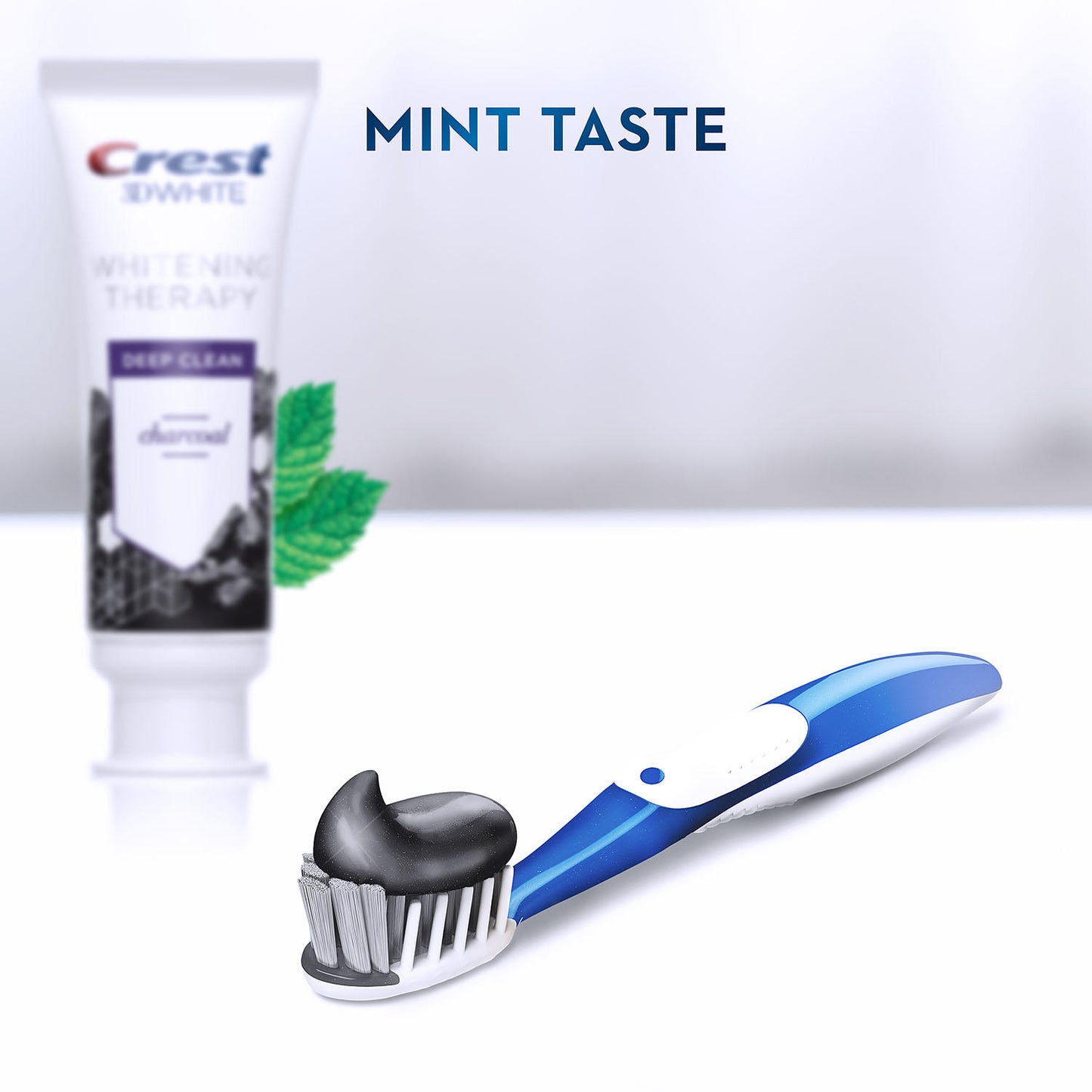 Crest 3D White Whitening Therapy Charcoal Deep Clean Fluoride Toothpaste