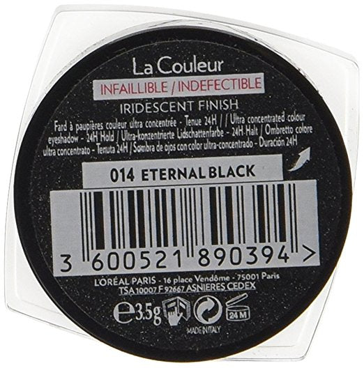 L'OREAL Paris Color Infallible Eyeshadow, Eternal Black 014 - ADDROS.COM
