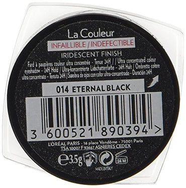 L'OREAL Paris Color Infallible Eyeshadow, Eternal Black 014 - ADDROS.COM