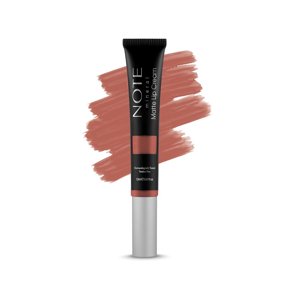 NOTE Cosmetics Mineral Matte Lip Cream Lipstick - 01 Naked Kiss - ADDROS.COM