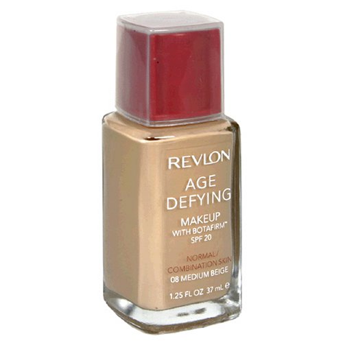 REVLON Age Defying Makeup with Botafirm, Normal/Combination Skin, Medium Beige 08 - ADDROS.COM