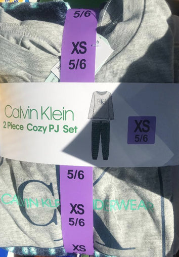 Calvin Klein Kids Girls 2-Piece Cozy Pajama Lounge Set