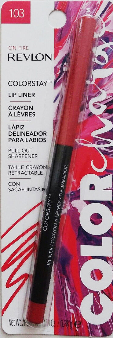 REVLON Color Charge Colorstay LipLiner, 103 On Fire - ADDROS.COM