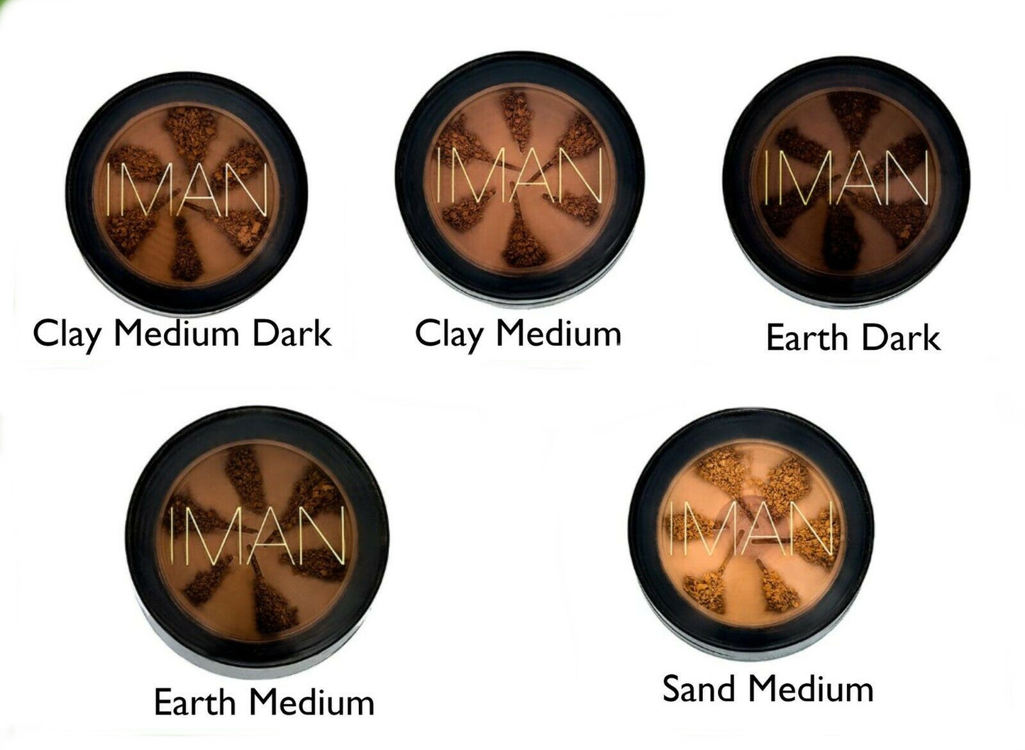 IMAN Second to None Semi-Loose Powder, Clay Medium Deep - ADDROS.COM