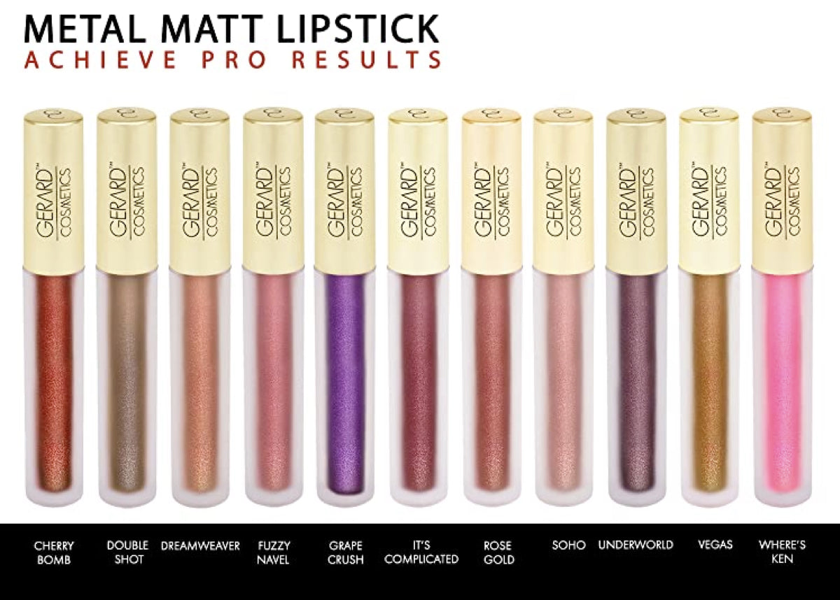 Gerard Cosmetics Metal Matte Liquid Lipstick