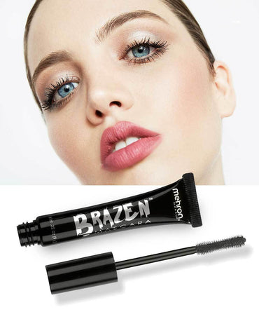 Mehron Makeup Brazen Mascara, Long-Lasting, Waterproof - Black - ADDROS.COM