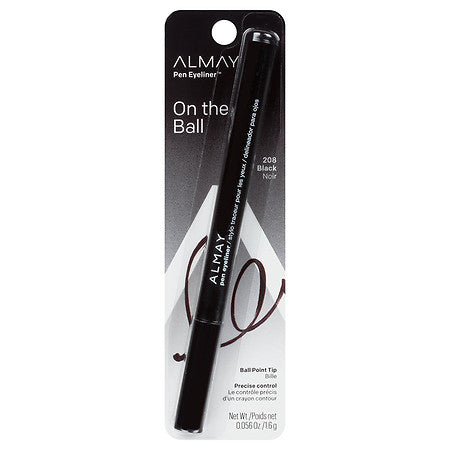 ALMAY Pen Eyeliner Ball Point Tip - 208 Black - ADDROS.COM
