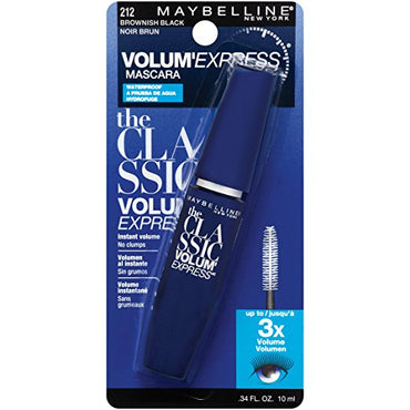 Maybelline New York Volum' Express - Waterproof Mascara, Brownish Black 212 - .34 fl oz - ADDROS.COM