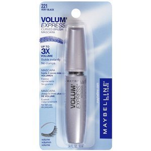 Maybelline Volum' Express Curved Brush Washable Mascara, 221 Very Black - ADDROS.COM