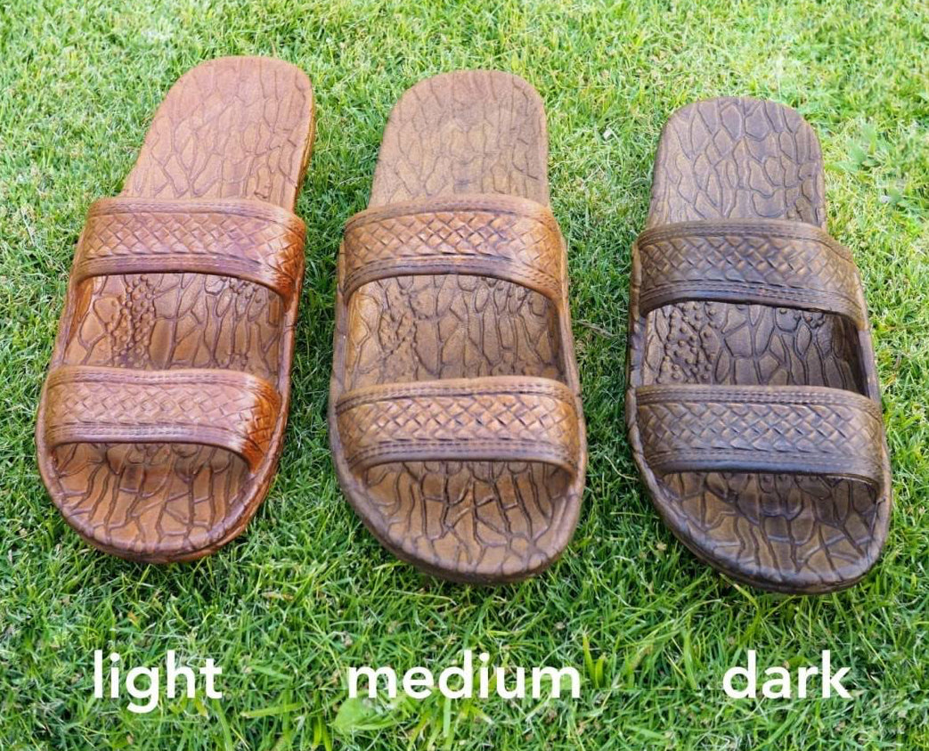 Pali Hawaii Classic Jandal, Light Brown (Size 11)
