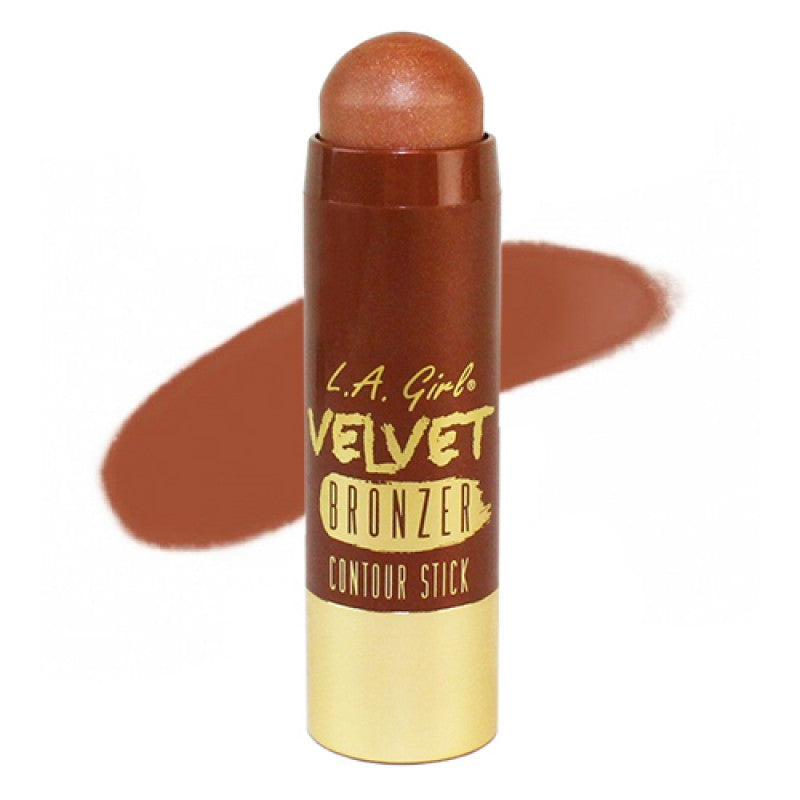 L.A. Girl Velvet Bronzer Contour Stick, 594 Brazen , 0.2 Oz (5.8 g) - ADDROS.COM