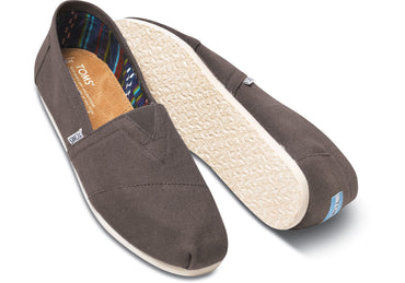 TOMS Women's Classic Canvas Ash Canvas Ankle-High - ADDROS.COM