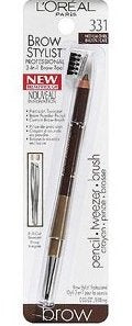 L'Oreal Brow Stylist Professional 3-in-1 Brow Tool, Medium-Dark 331 - ADDROS.COM