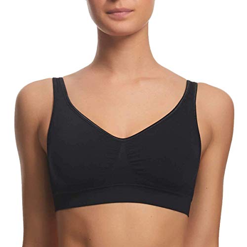 Gloria Vanderbilt Women's Seamless Wire Free Bra with Removable Pads (2 Pack)