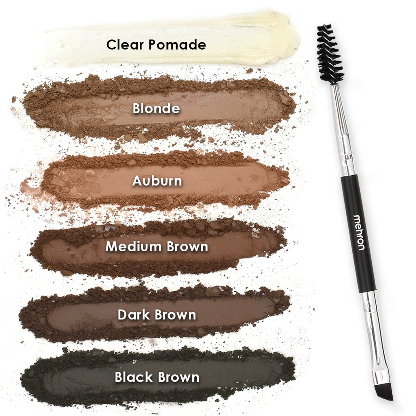 Mehron Makeup Pro Brow Palette - 6 Color Pro Palette - ADDROS.COM