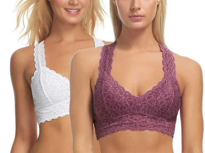 Felina Ladies Lace Bralette (2-pack) - ADDROS.COM