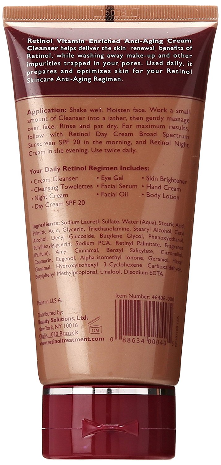 RETINOL Anti-Aging Gel Cleanser, 5 fl. oz. (150 ml) - ADDROS.COM